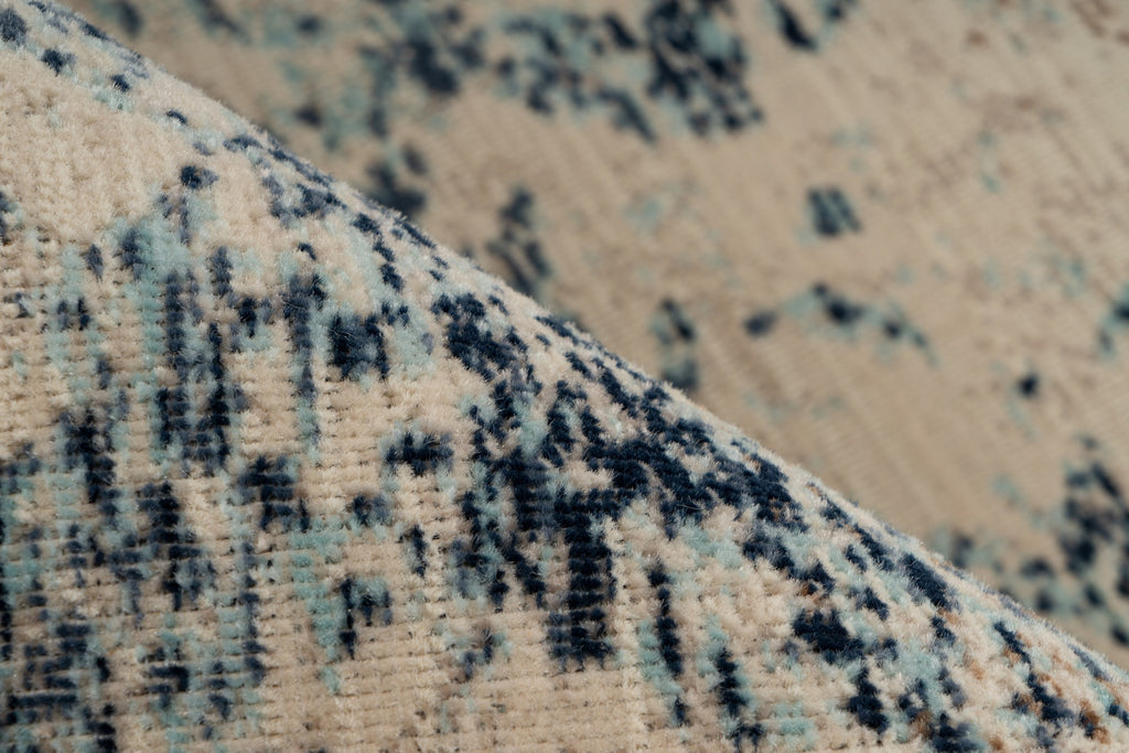 Vintage-Teppich in Blau: Charu 300-IN für Ihr Zuhause