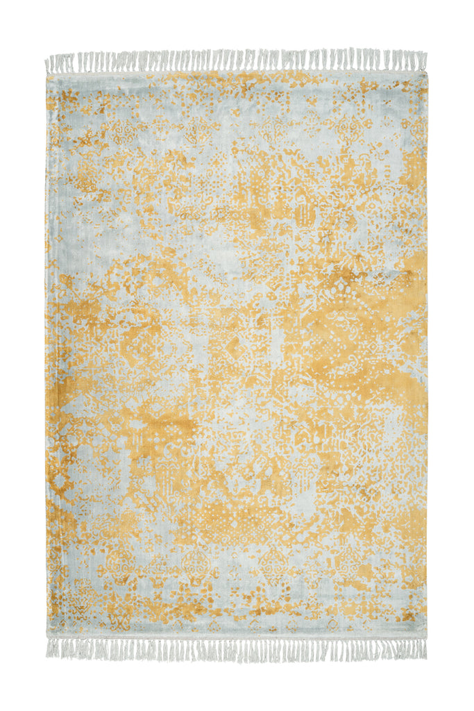 Dolce Vita 325 - Designer Teppich in Grau und Gold
