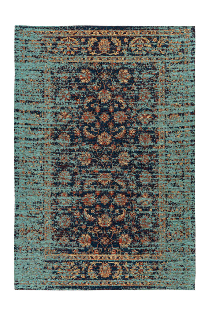 Vintage-Teppich Charme 225 in Multi/Blau - Gesamtbild