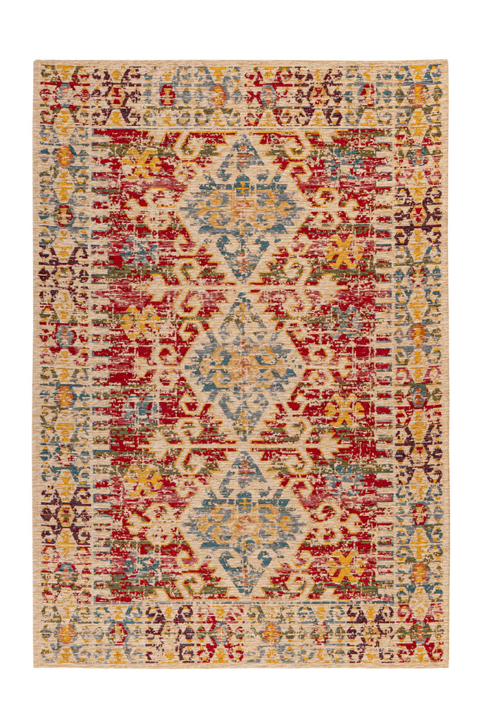 Vintage Teppich mit außergewöhnlichen Mustern
